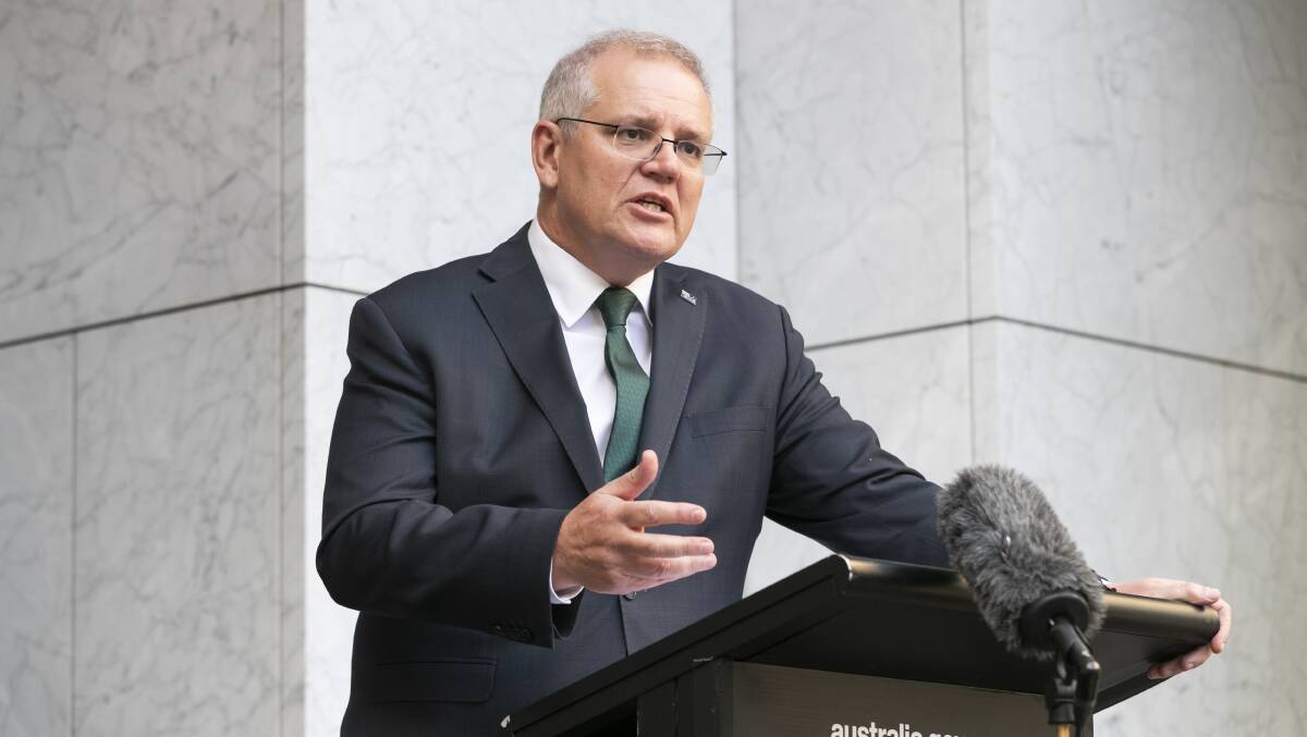 Not every Afghan who helped Australians will be saved from the Taliban, Scott Morrison concedes. Picture: Keegan Carroll