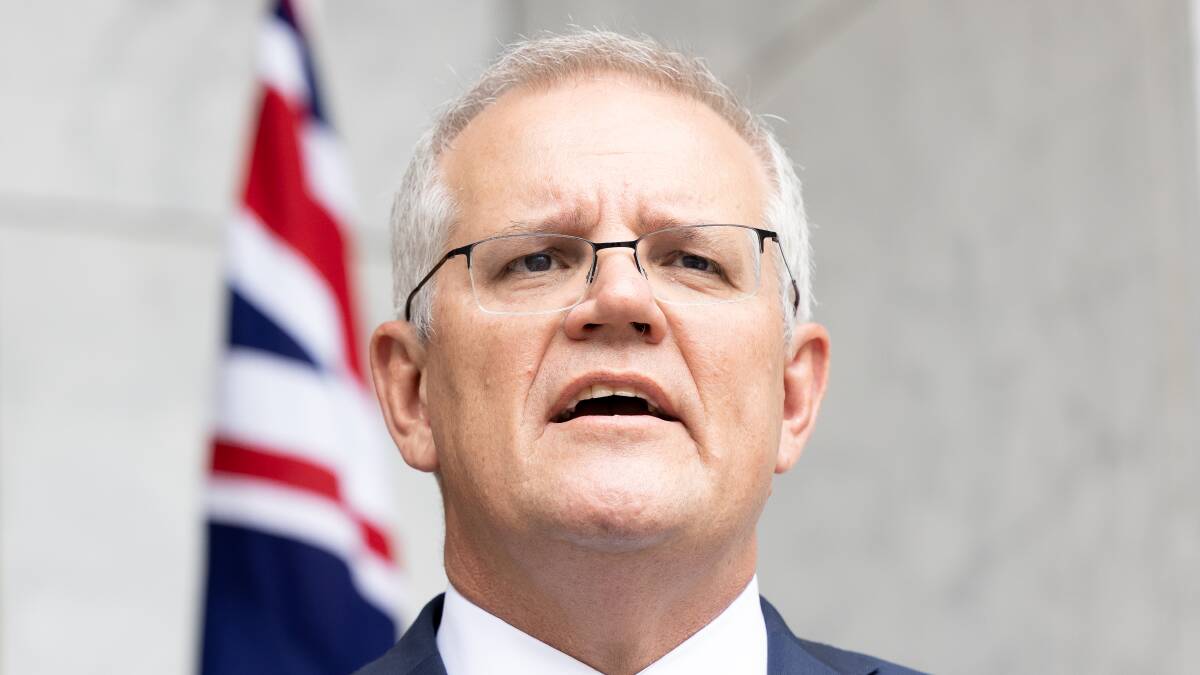 Scott Morrison has denied delaying flood support to campaign in WA. Picture: Sitthixay Ditthavong