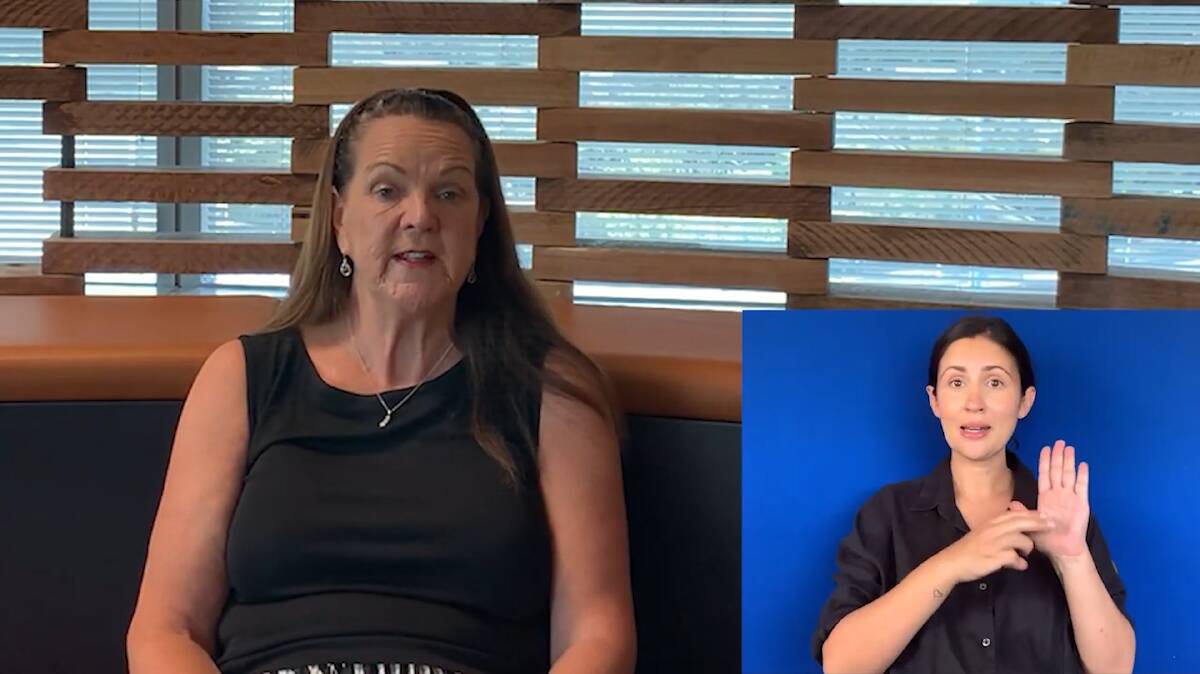 Professor Alison McMillan (left) assured parents that vaccines are safe and effective for five to 11 year olds in a Department of Health video on Tuesday. Photo: Australian Government Department of Health. 