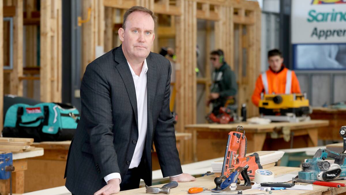 Michael Hopkins; CEO of Master Builders ACT. Picture: James Croucher