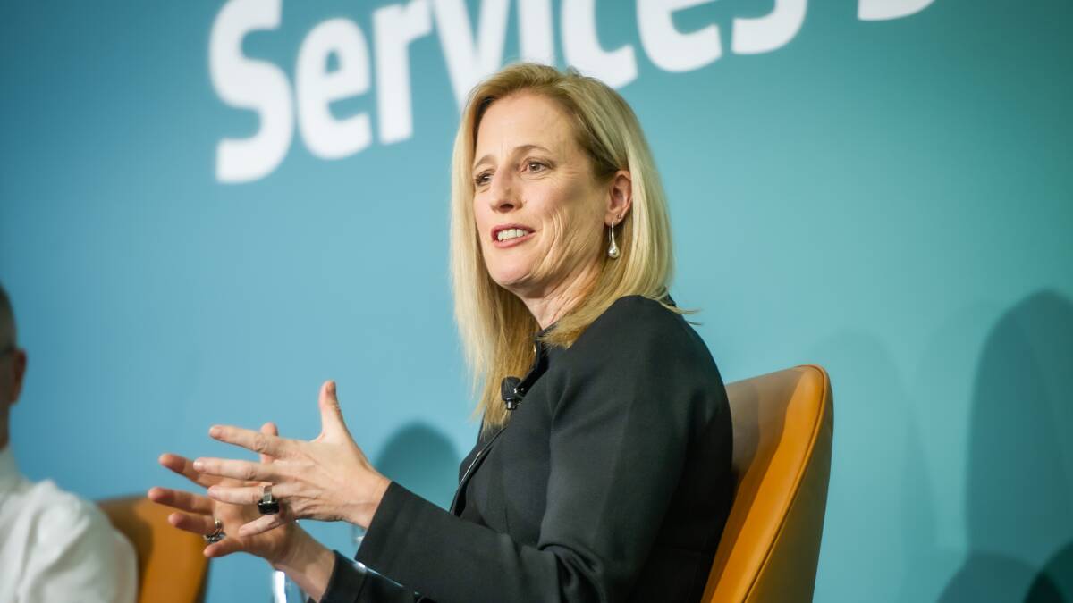 Minister for Women, Finance and the Public Service Katy Gallagher said the APS was 'leading the way' on closing the gender pay gap. Picture by Karleen Minney