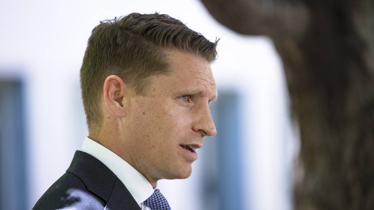 Liberal spokesperson for defence Andrew Hastie. Picture by Keegan Carroll
