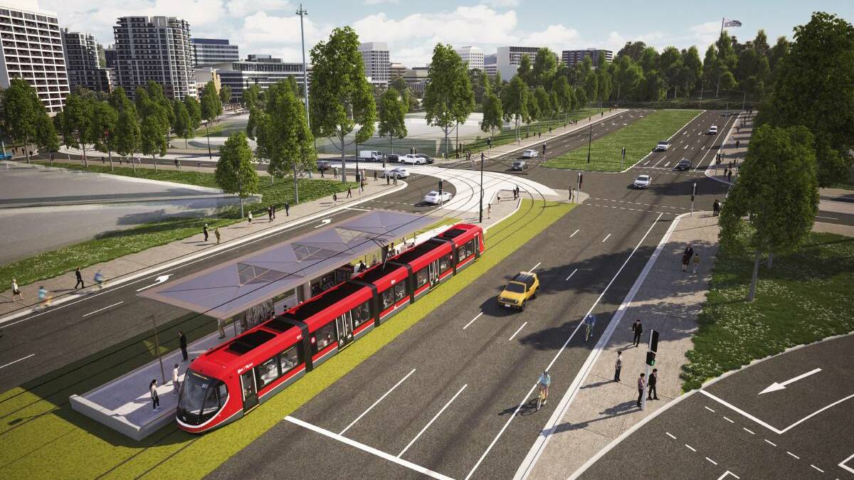 An artist's impression of stage 2A and the raising of London Circuit. Picture: Supplied