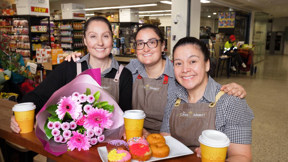 Owners of the Corner Market Katherine Olmos, Veronica Olmos, and Rebeca Sotomayor. Picture by Sitthixay Ditthavong