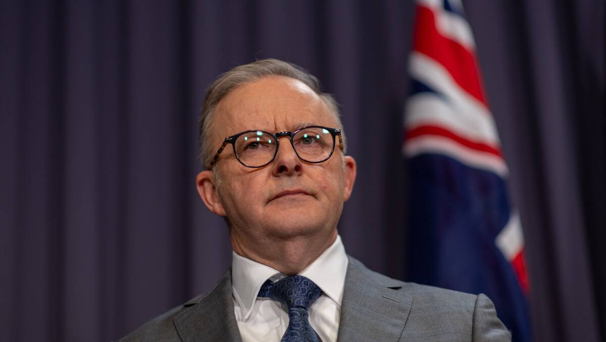 Prime Minister Anthony Albanese speaks after the release of the robodebt royal commission report. Picture by Gary Ramage