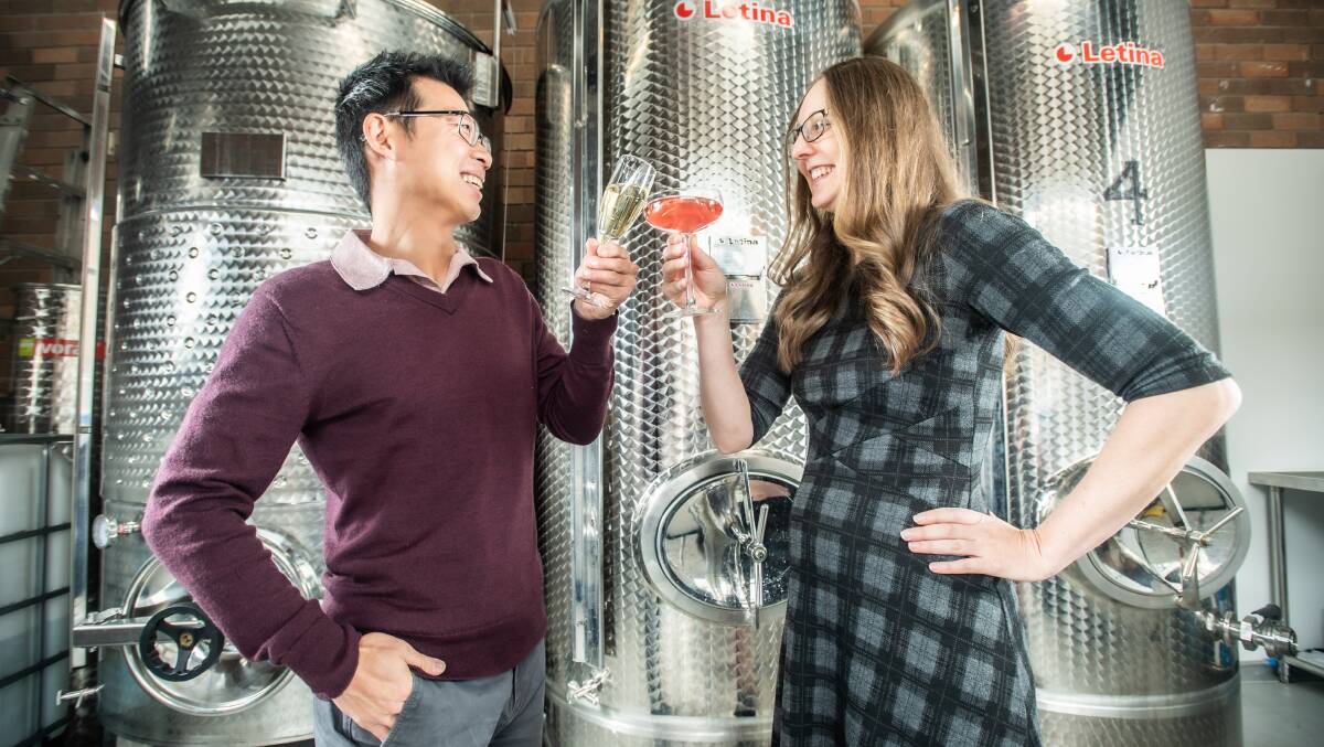 Alan Tse and Christina Delay, the co-founders of non-alcoholic drinks brand Altina, which is now exporting overseas. Picture: Karleen Minney