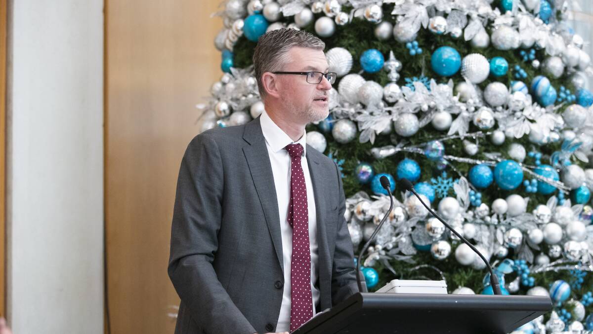 Department of Parliamentary Services boss Rob Stefanic, whose department manages access to Parliament House. Picture by Keegan Carroll