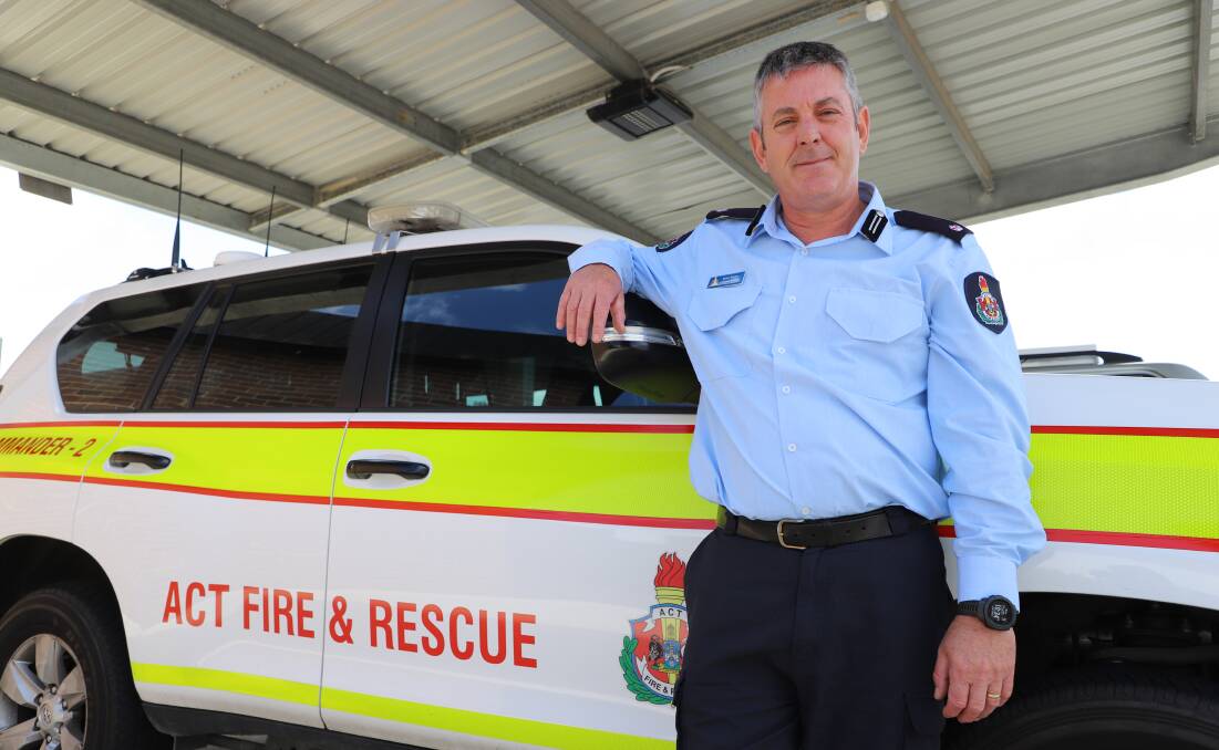 ACT Fire & Rescue acting Commander Brett Slater. Picture: Supplied