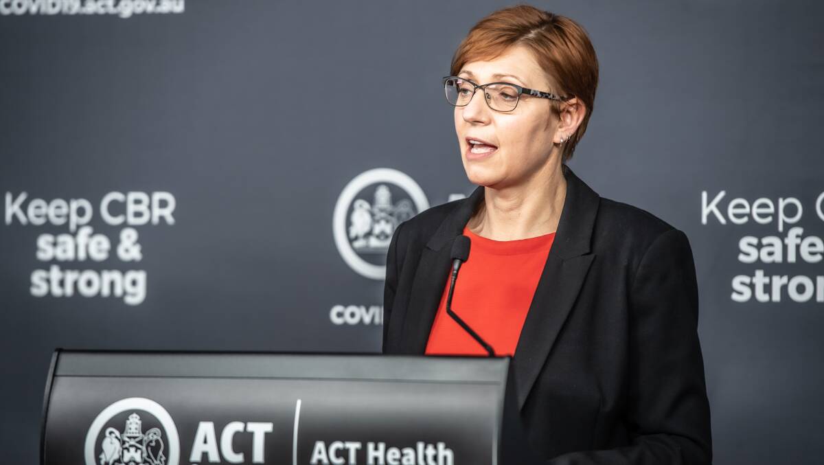 ACT Health Minister Rachel Stephen-Smith. Picture: Karleen Minney.