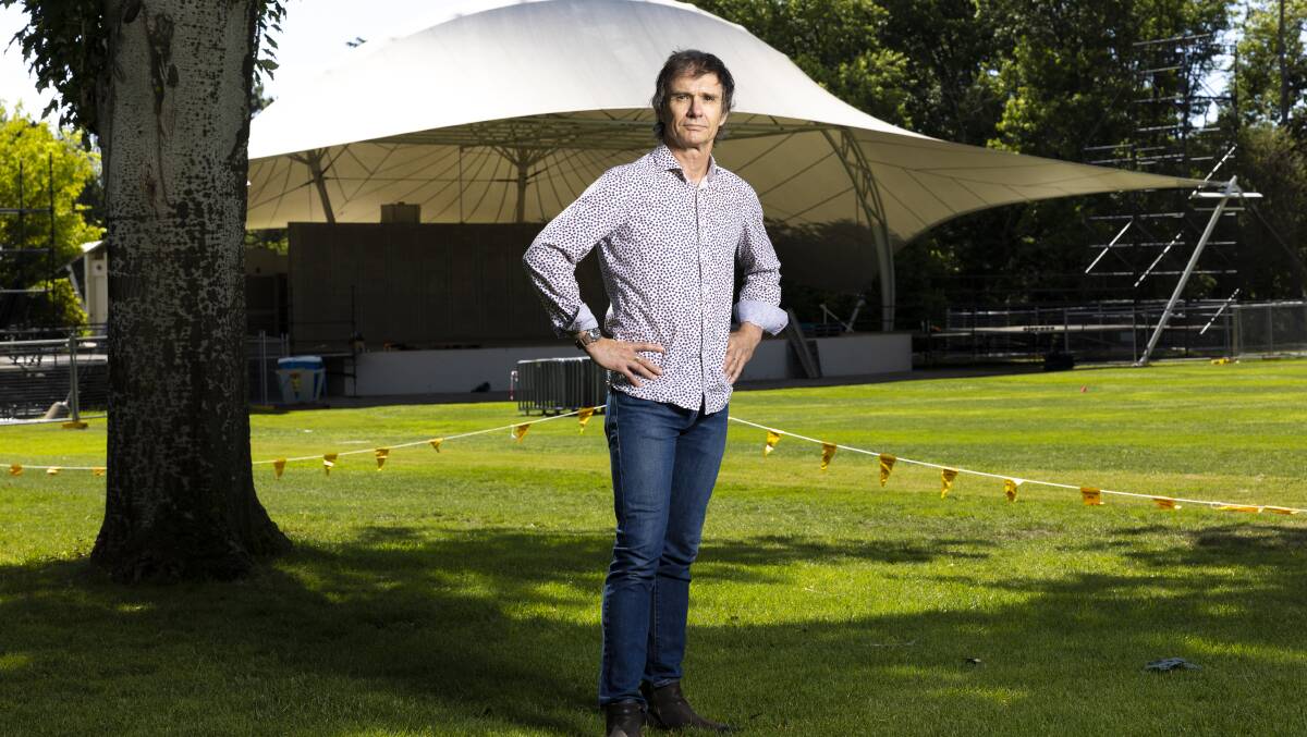Music ACT Director Daniel Ballantyne at Stage 88 in Commonwealth Park. Picture by Keegan Carroll