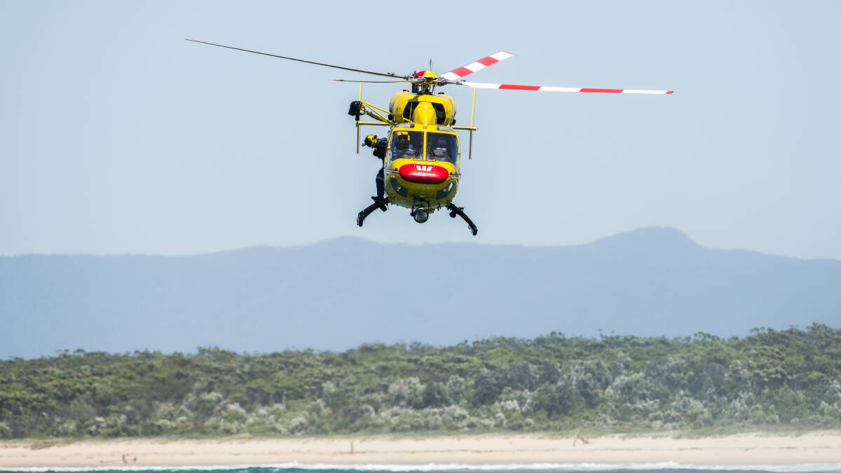 The Westpac Life Saver Helicopter Service. Picture: Rohan Thomson