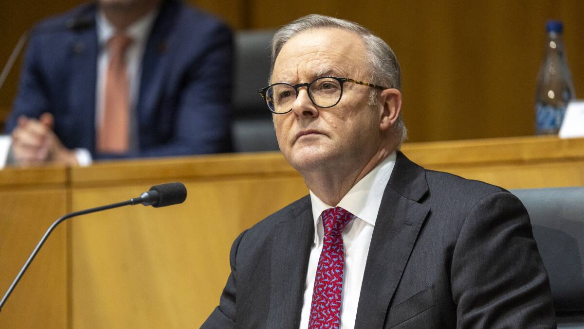 Prime Minister Anthony Albanese did not confirm or deny whether he will announce changes to the stage three tax cuts. Picture by Gary Ramage