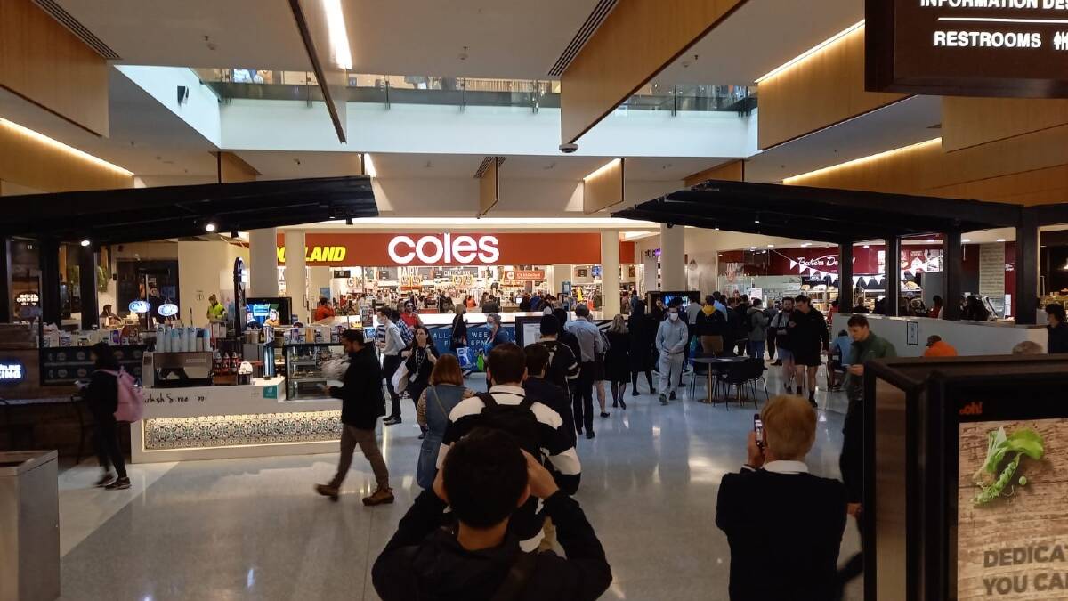 Lines at the Canberra Centre. Picture: Supplied.