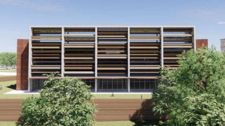 Render of the building design showing the northern frontage. Picture supplied