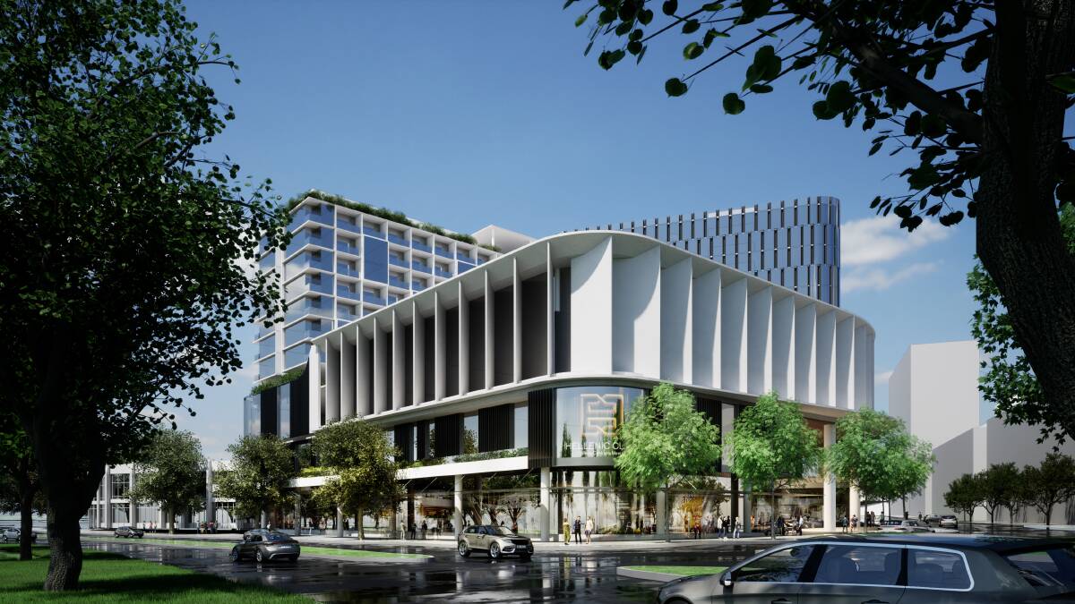 The design concept for the Hellenic Club of Canberra's master plan. Picture: Supplied