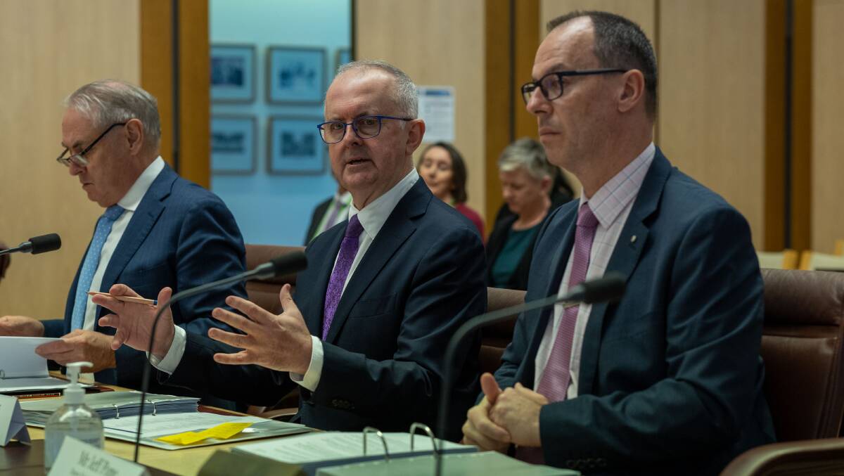 Electoral Commissioner Tom Rogers and Deputy Commissioner Jeff Pope gave details on preparation for the referendum at Senate estimates. Picture by Gary Ramage