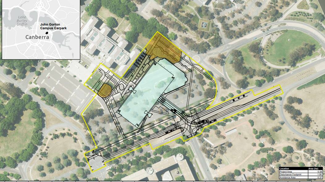 An overview of the planned five-story carpark. Picture supplied