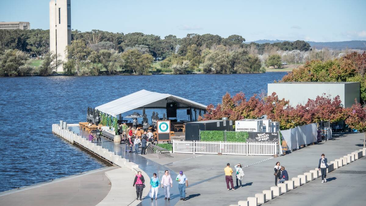 The Jetty on the shores of Lake Burley Griffin. Picture by Karleen Minney