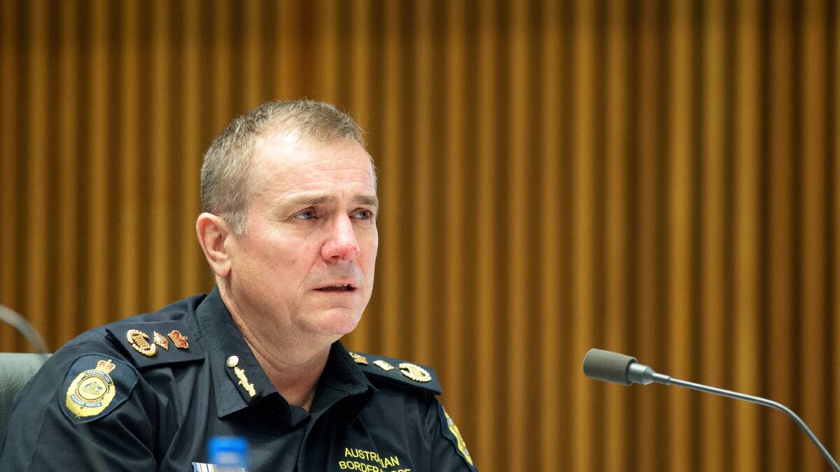 Australian Border Force Commissioner Michael Outram. Picture: Sitthixay Ditthavong