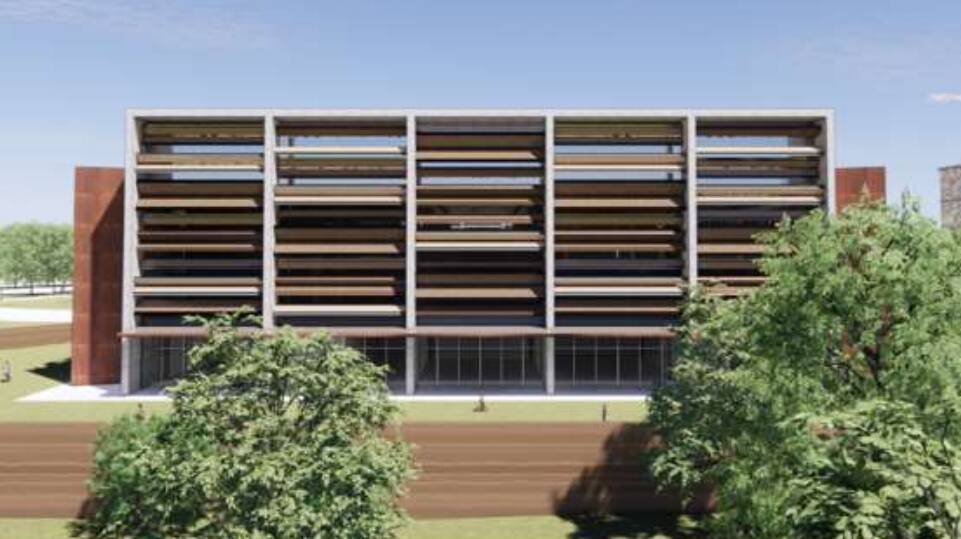 Render of the building design showing the northern frontage. Picture supplied