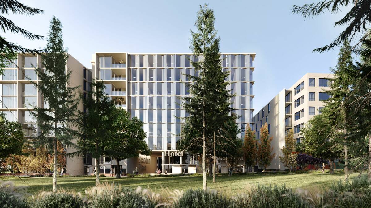 An artist's rendition of the Braddon Place development. Picture: Supplied