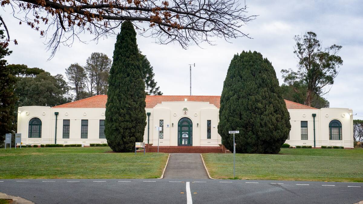 The heritage-listed Australian Forestry School building at Yarralumla. Picture by Elesa Kurtz