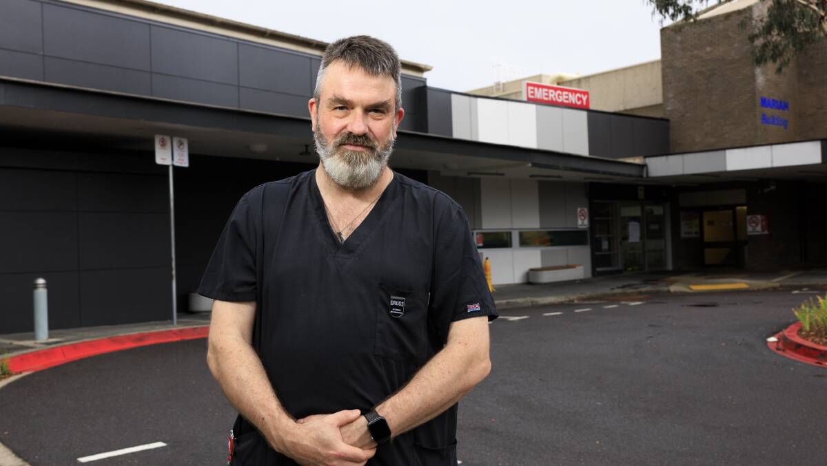 The clinical lead at Canberra's pill testing clinic Dr David Caldicott. Picture by Keegan Carroll