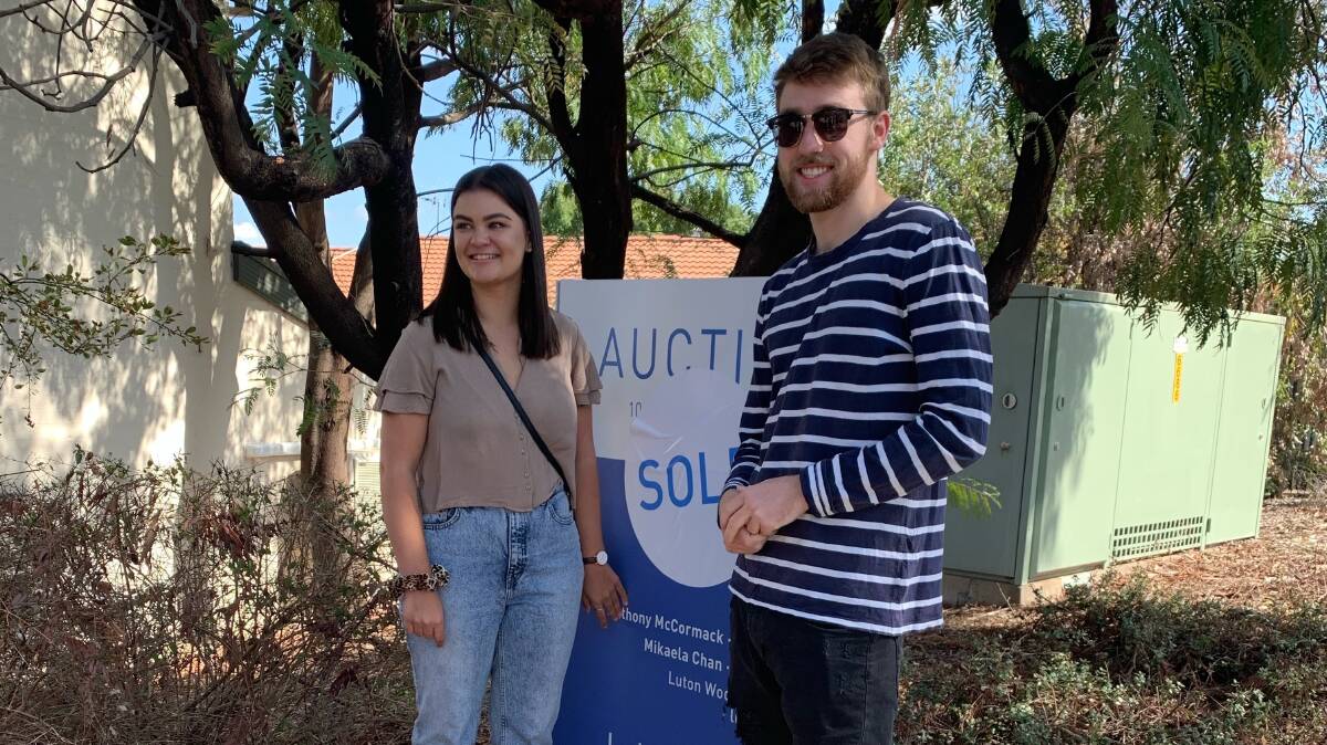 Jessika Lomas and Lachlan Rice recently refinanced to a new fixed rate to offer some "peace of mind". Picture supplied