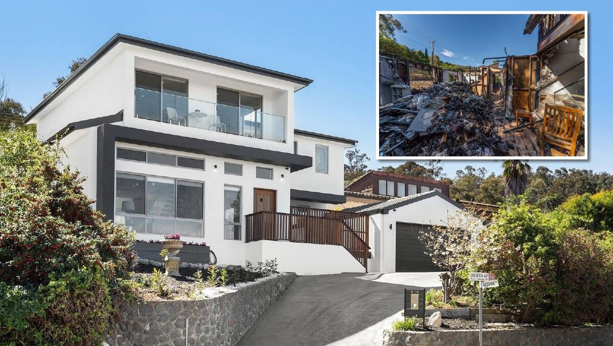 410 Bugden Avenue, Fadden has undergone a major transformation since a fire tore through the house in 2019. Pictures: Supplied