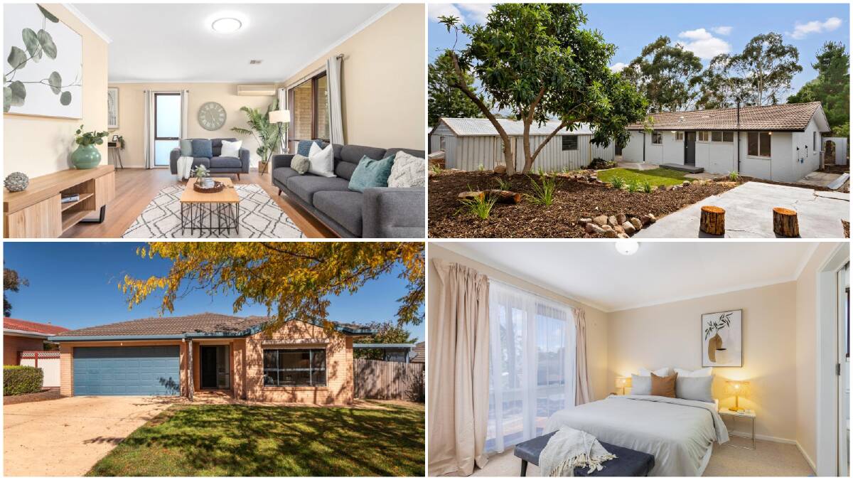 These Canberra homes have all sold - or are for sale - for less than $1 million. Pictures supplied