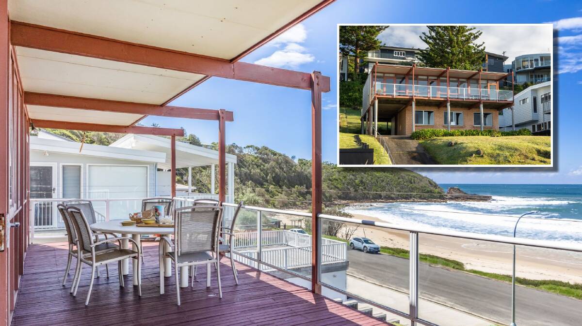 An original 'kit home' built in the mid-1970s is up for sale in one of Mollymook Beach's most coveted streets. Picture: Raine and Horne Mollymook/Milton