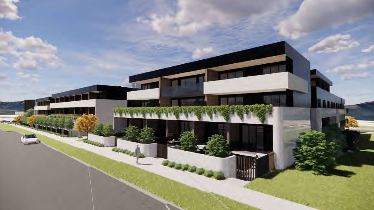 Voyager Projects has proposed 138 apartments and townhouses in Googong. Picture DNA Architects 