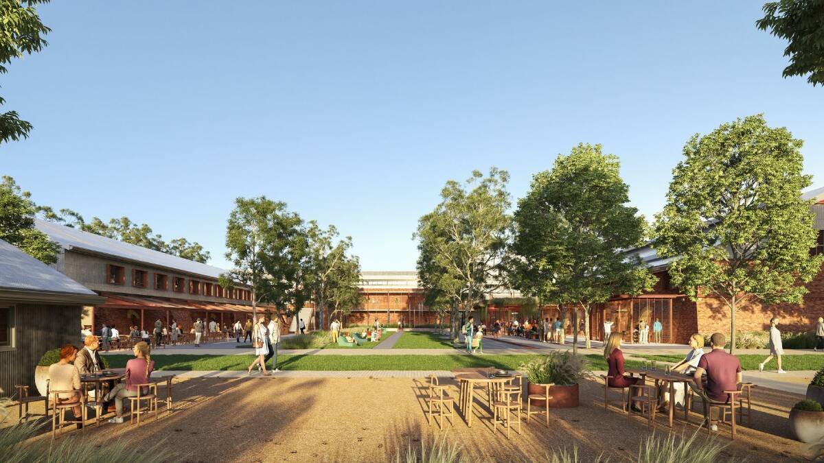 An artist's impression of the redeveloped main brickyard. Picture: Supplied