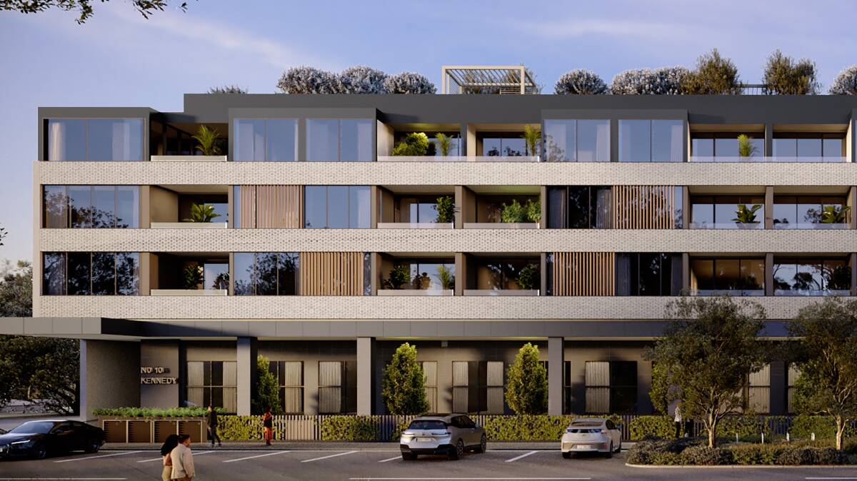 Zapari is seeking approval for a four-storey development in old Kingston. Picture Cox Architecture
