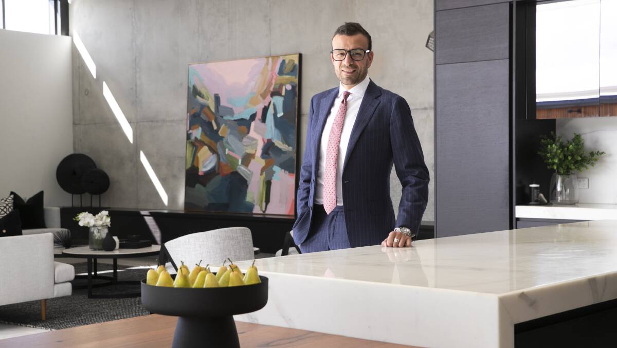 Theo Koutsikamanis of Bastion Property Group says he's dealing with more interstate buyers than ever. Picture: Keegan Carroll