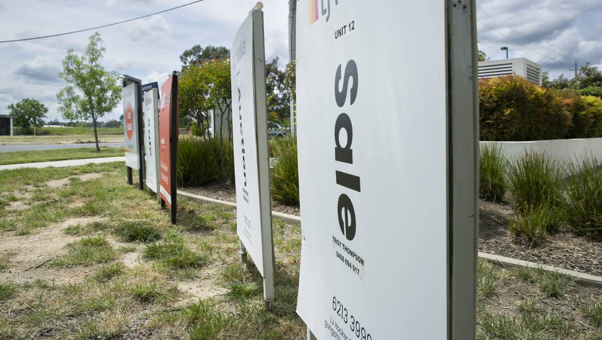 Property prices are expected to fall in 2023. Picture: Keegan Carroll