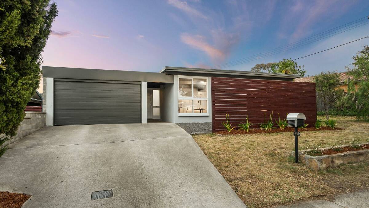 An updated three-bedroom house in Fisher sold for $865,000 in late November. Picture supplied