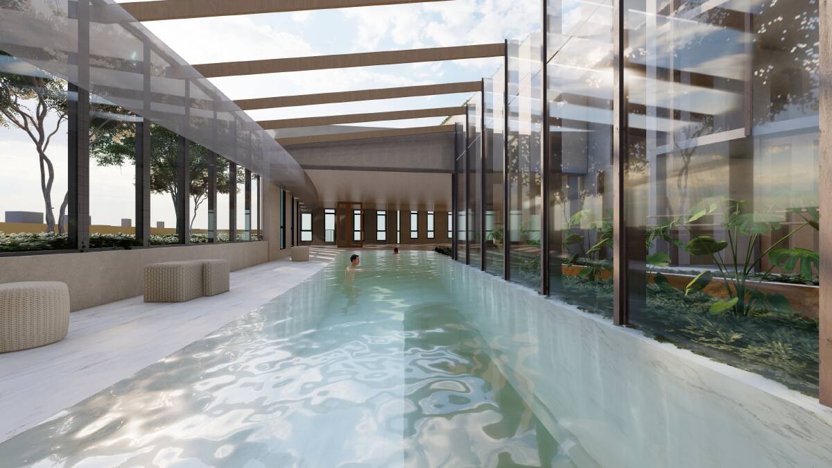 A swimming pool will be located on level nine of the hotel. Picture supplied