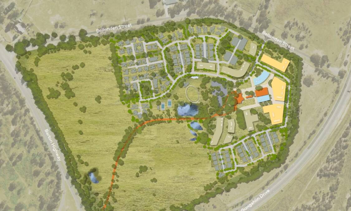 A master plan of the proposed aged care precinct. Picture Urbanistik