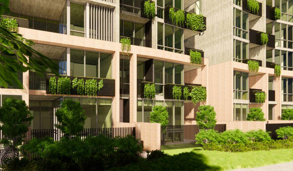 The building's exterior will be covered in greenery and plants. Picture Judd Studio