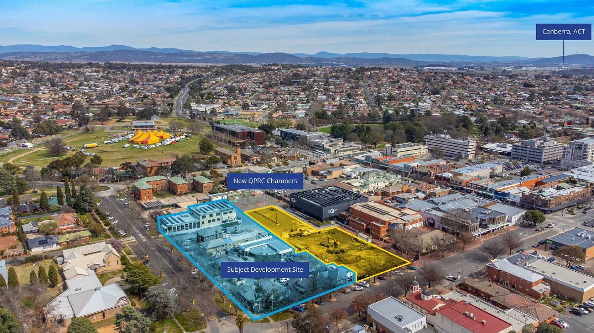 Two development sites on the corner of Rutledge and Crawford Streets in Queanbeyan are up for sale. Picture: Supplied
