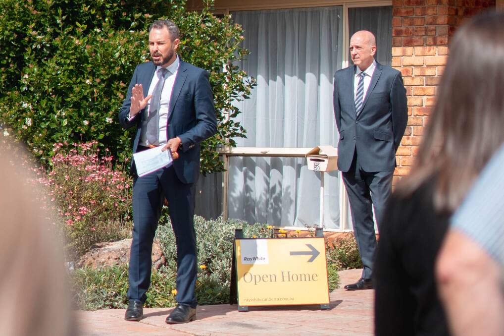 Ray White Canberra sales director and auctioneer Alec Brown. Picture: Supplied