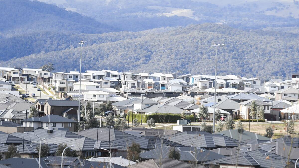 Icon Water data reveals more than 2400 Canberra homes could be vacant. Picture: Dion Georgopoulos