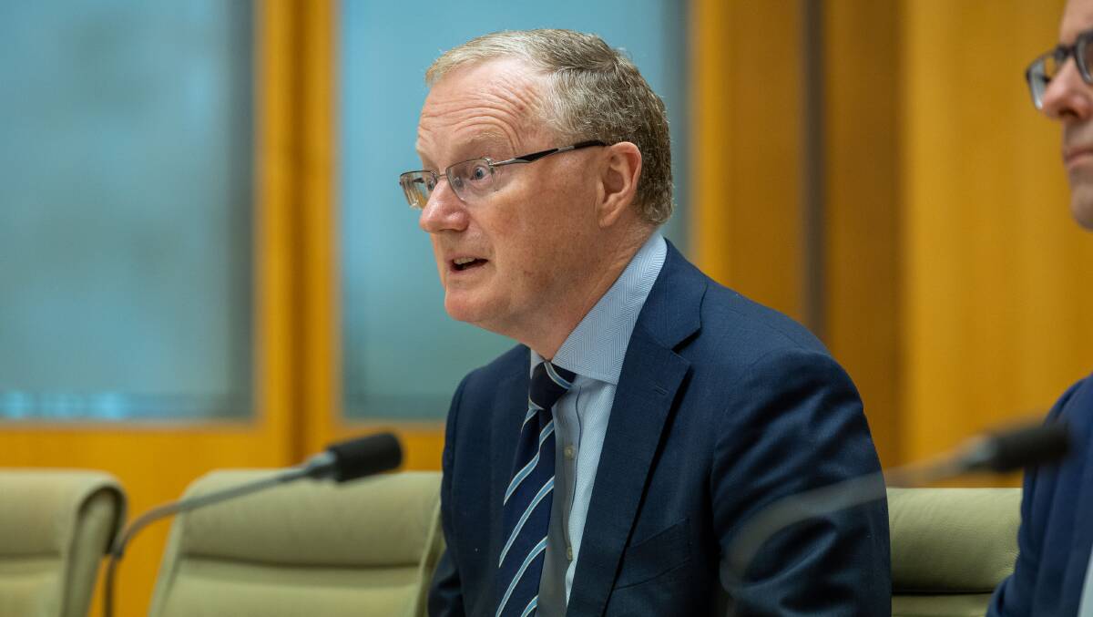 Reserve Bank governor Philip Lowe faced a Senate estimates hearing on Wednesday. Picture by Gary Ramage