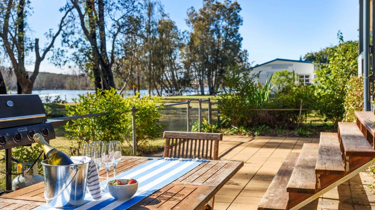 Rising prices of short-term rentals aren't deterring holidaymakers from booking places on the South Coast, like this cottage in Lake Conjola. Picture: Mum Real Estate