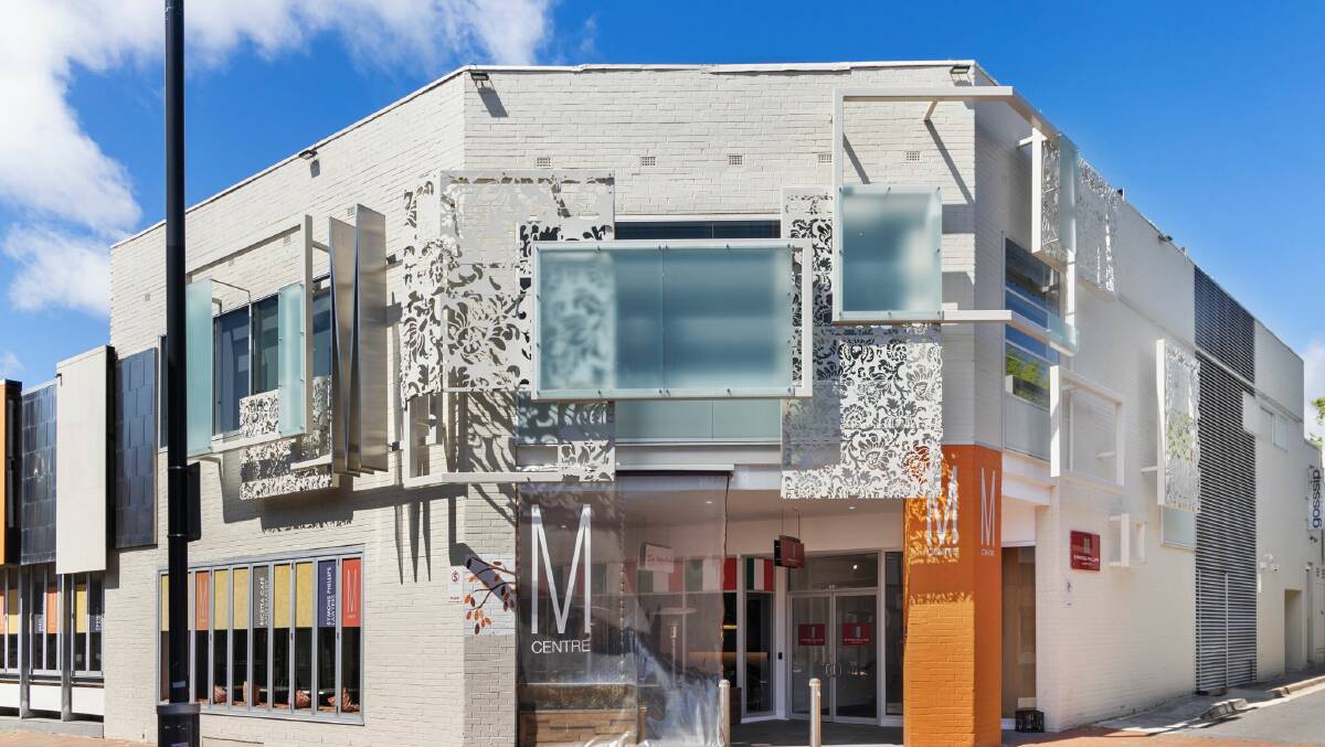 The two-level M Centre has also been listed for sale. Picture supplied