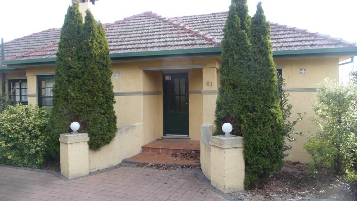 The original home in Ainslie. Picture: Supplied