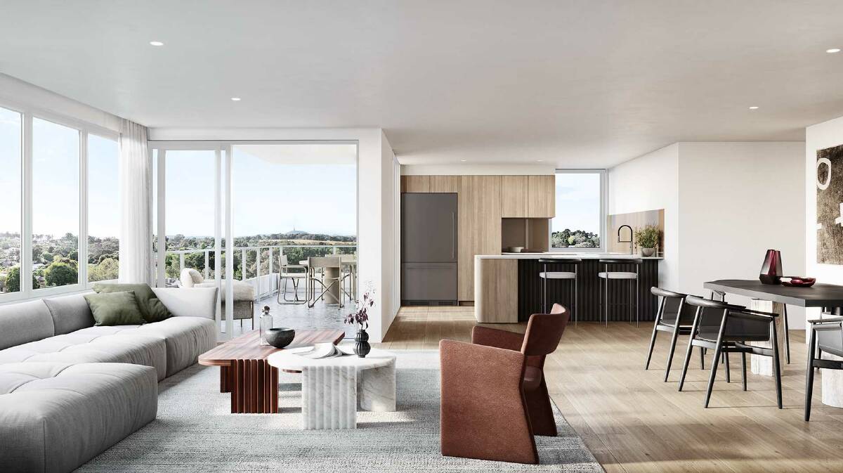 An artist's impression of one of the G Plus apartments. Picture supplied