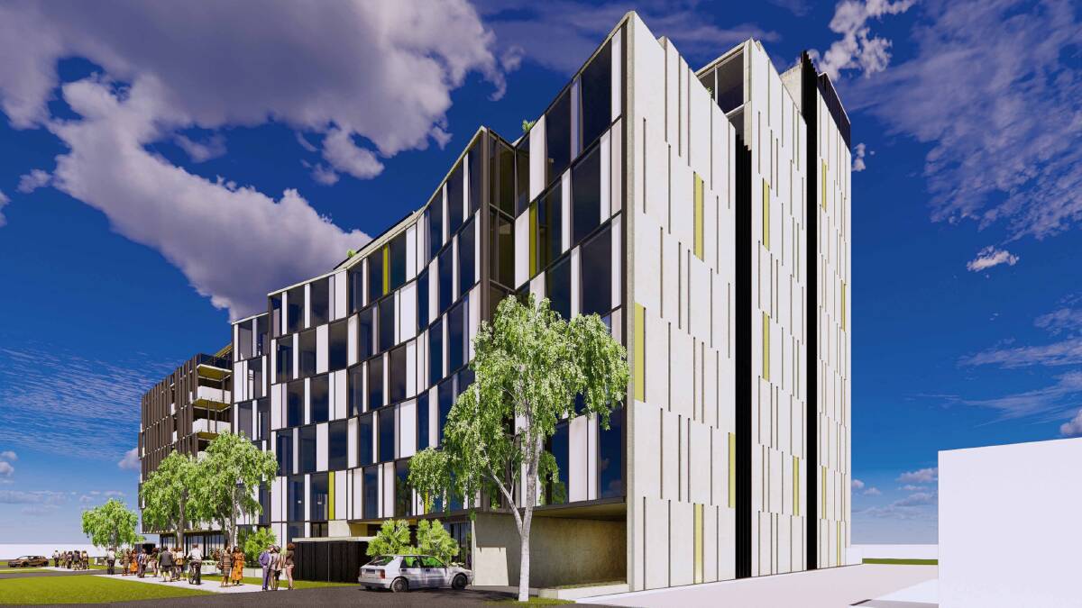 An artist's impression of Canberra Business and Technology College's new Gungahlin development. Picture: Judd Studio