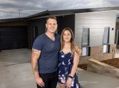 Matt Van Dyk and Bec Tuddenham said a possible interest rate rise was a key factor in how they structured their mortgage. Picture: Sitthixay Ditthavong
